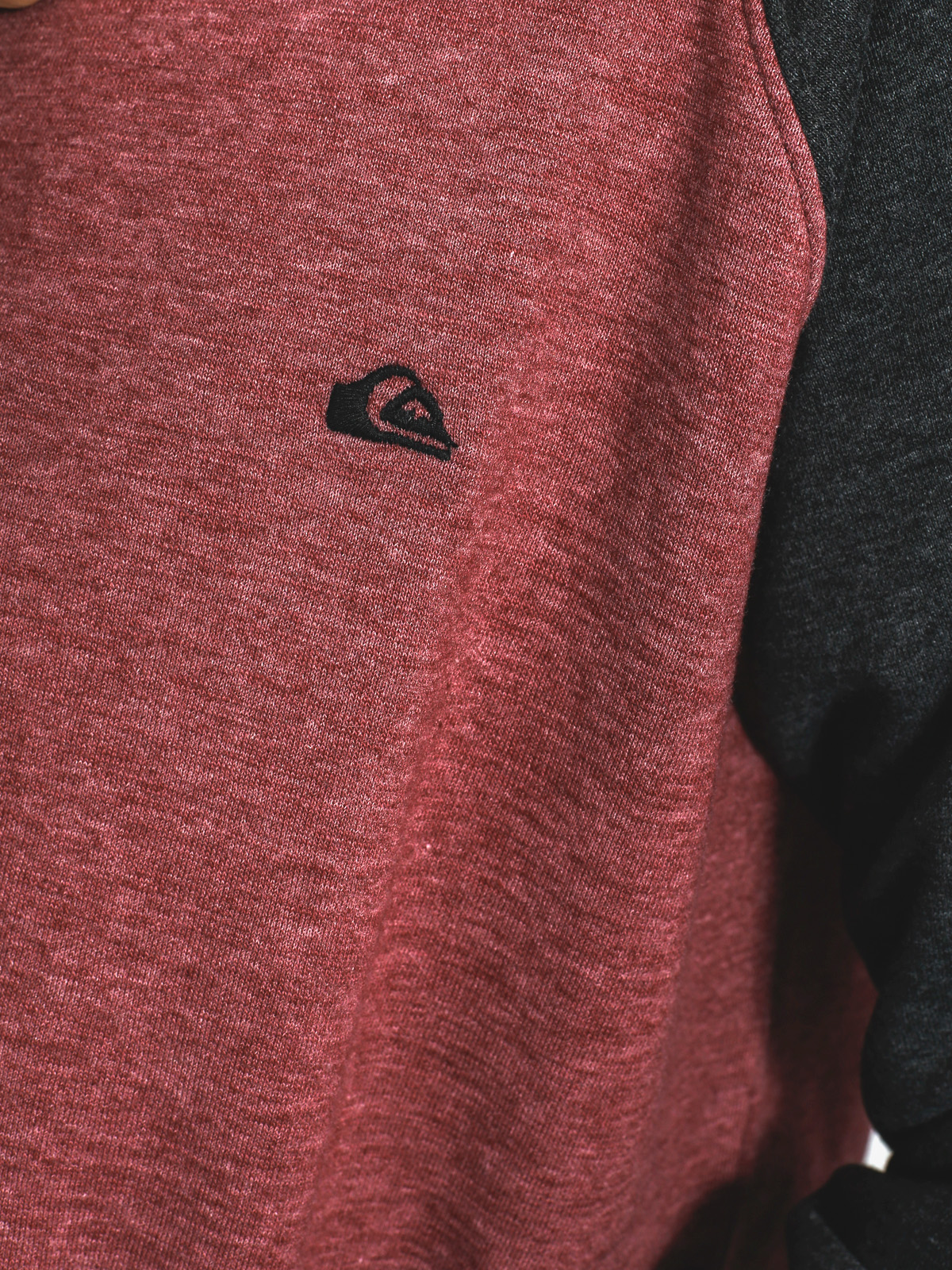 Mikina s kapucí Quiksilver Everyday ZHD (pomegrenate)