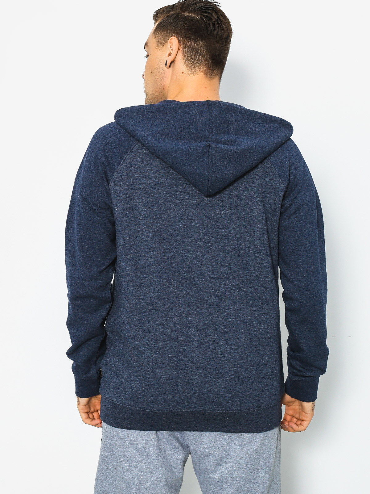 Mikina s kapucí Quiksilver Everyday ZHD (navy blazer heather)