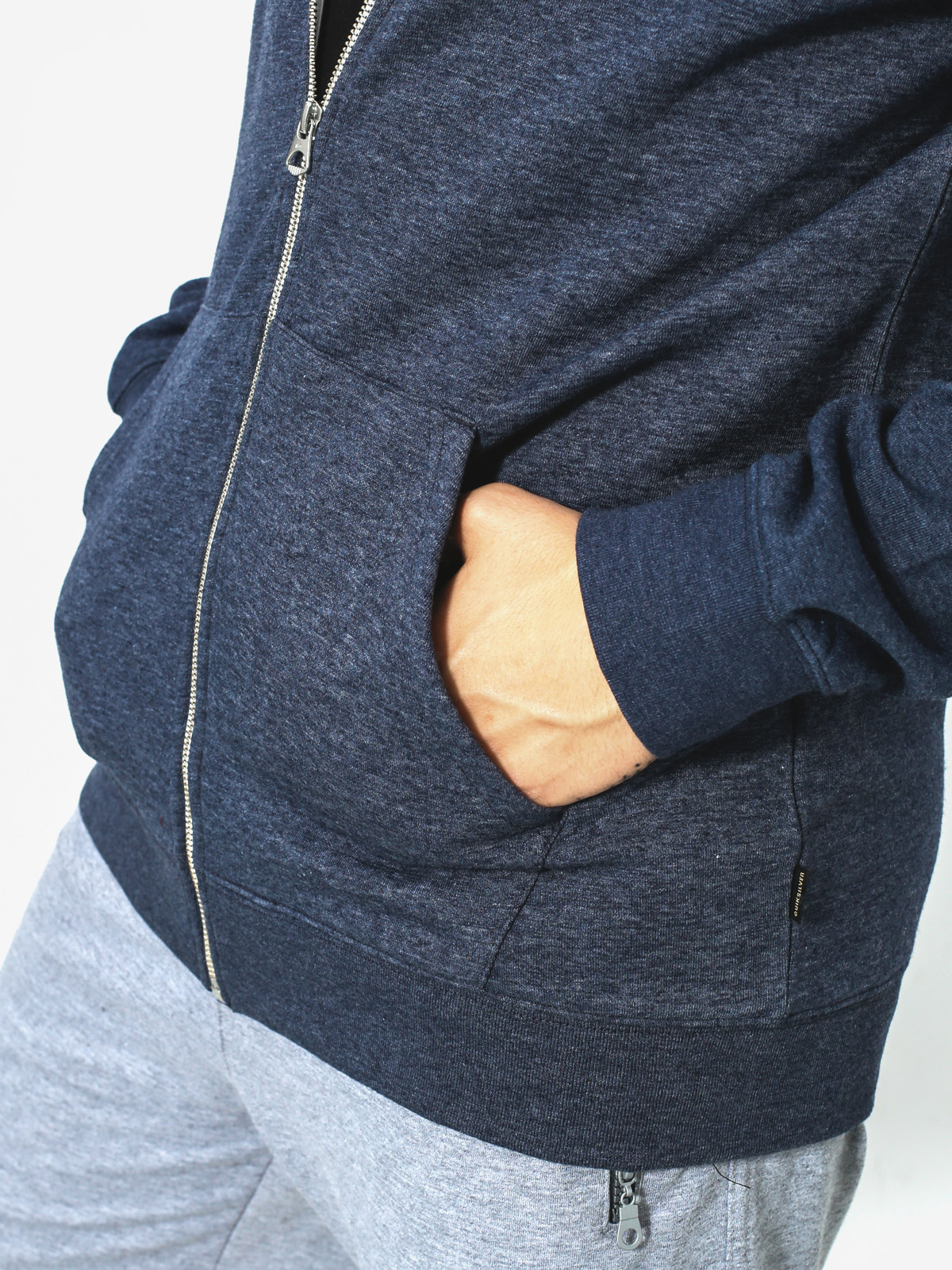 Mikina s kapucí Quiksilver Everyday ZHD (navy blazer heather)