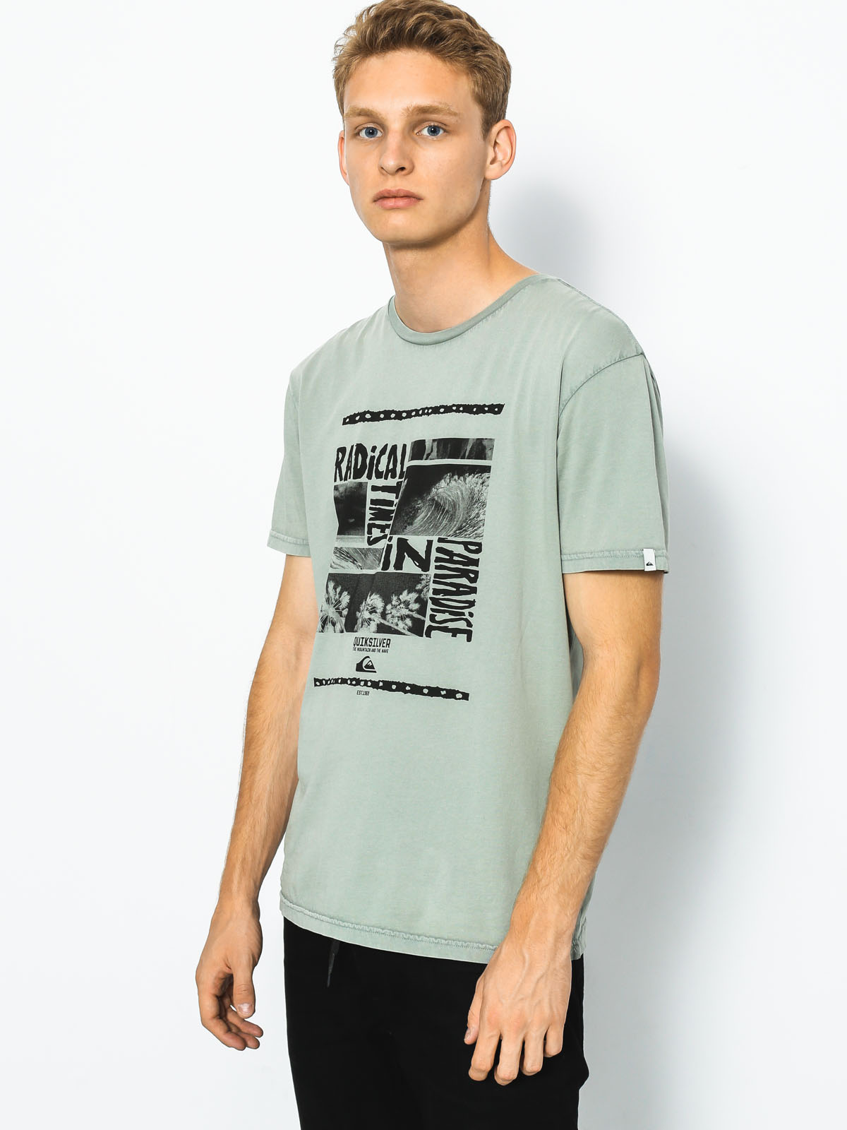 Tričko Quiksilver Radical Trip (slate gray)
