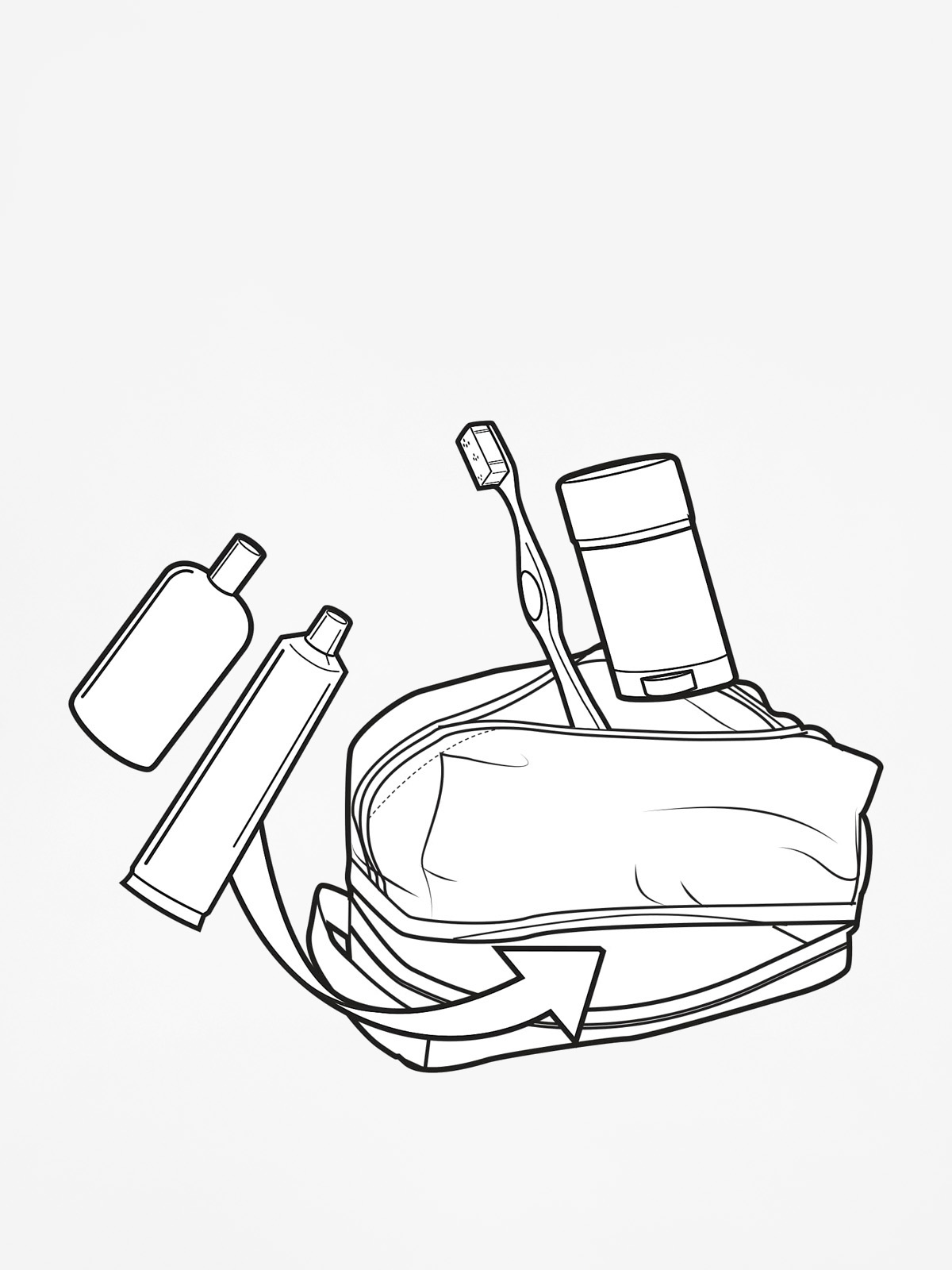 Kosmetická taška Burton Low Maintenance Kit (starling sedona prnt)