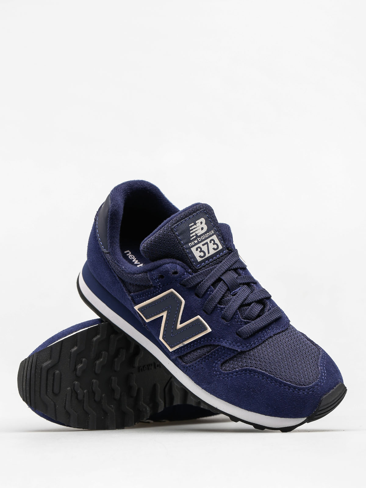 new balance navy 373 trainers