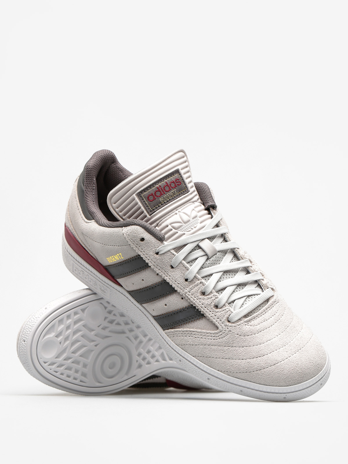 Boty adidas Busenitz (grey one f17/customized/collegiate burgundy)