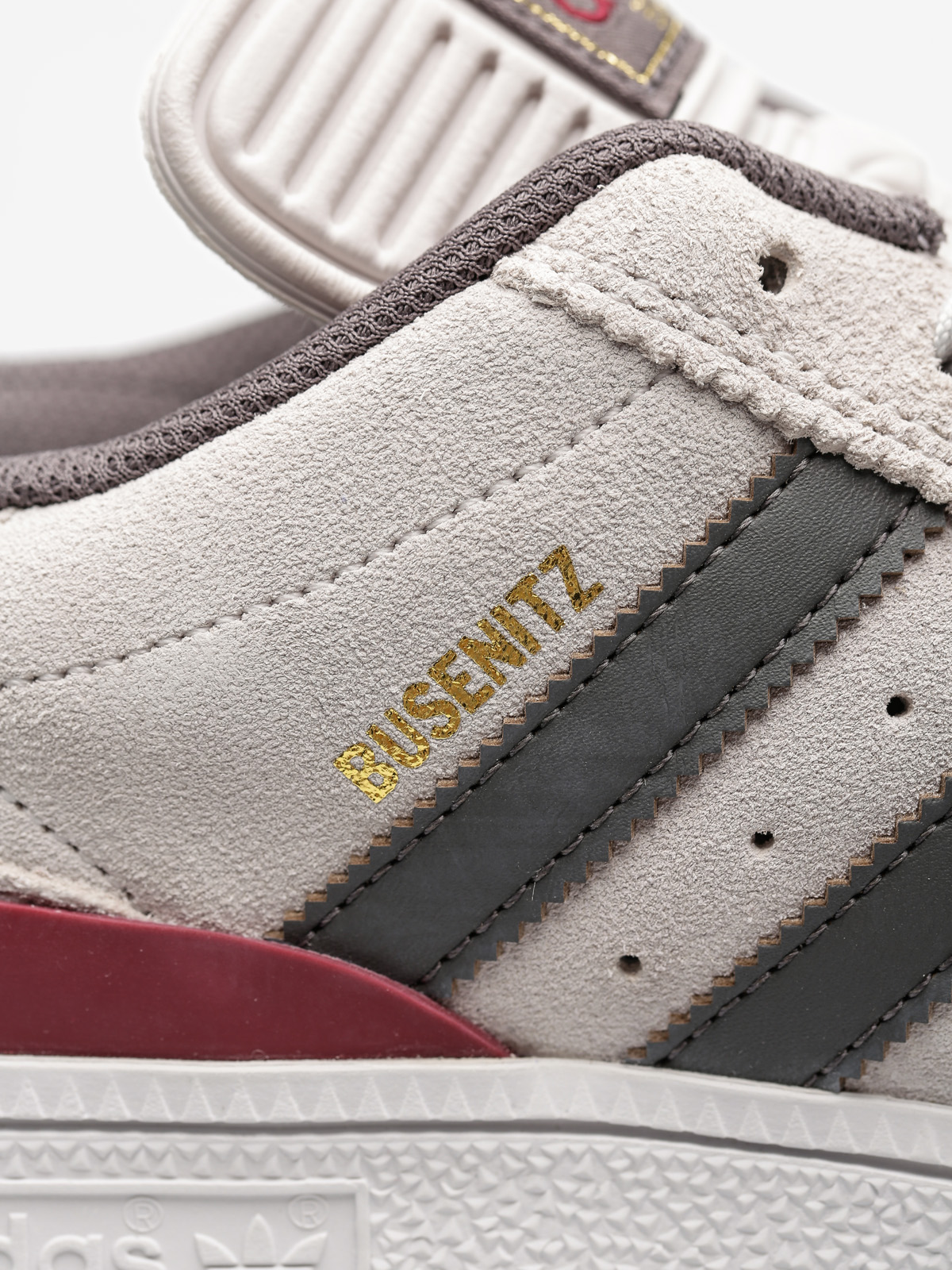 Boty adidas Busenitz (grey one f17/customized/collegiate burgundy)