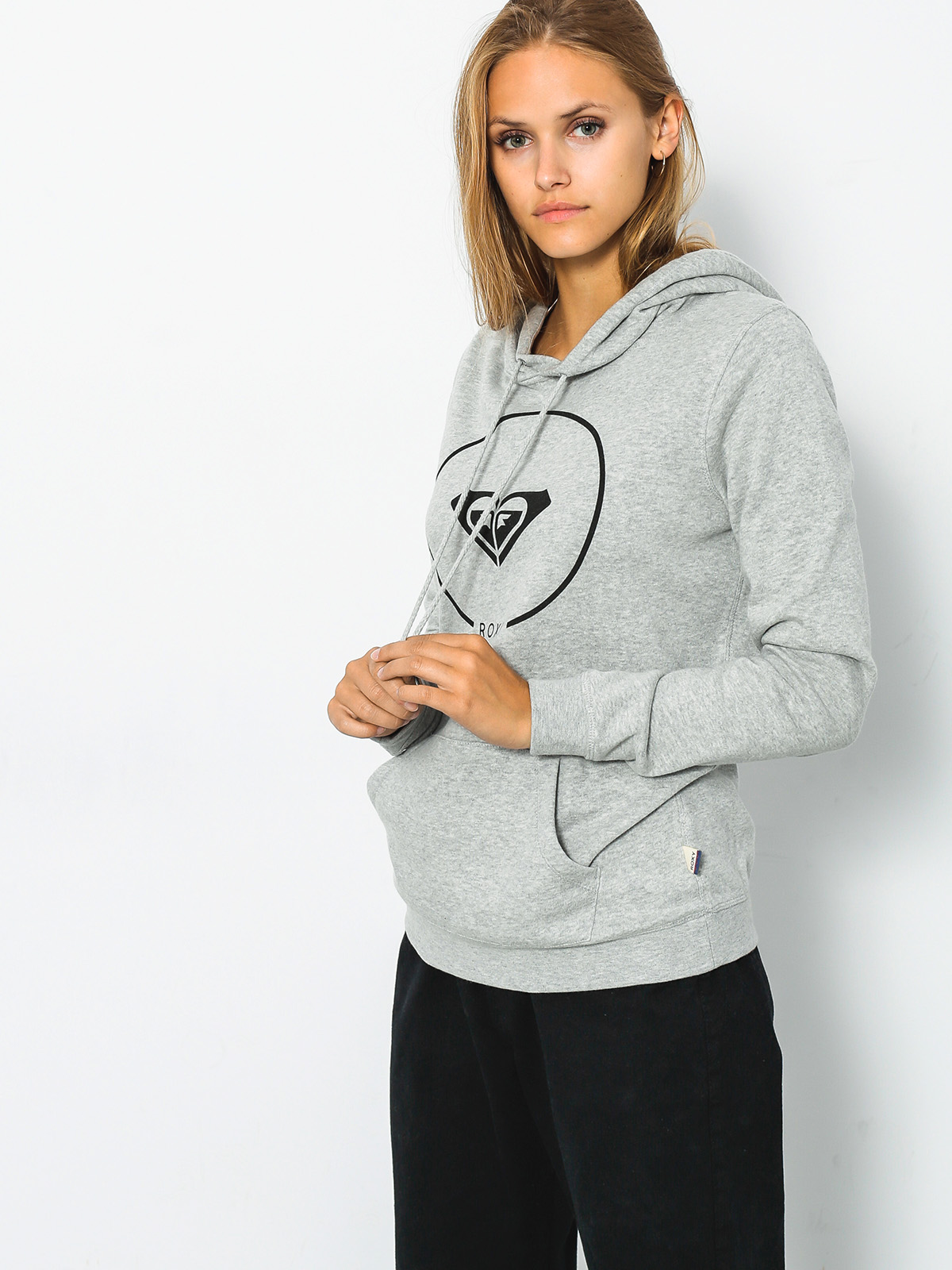 Mikina s kapucí Roxy After Surf HD Wmn (heritage heather)