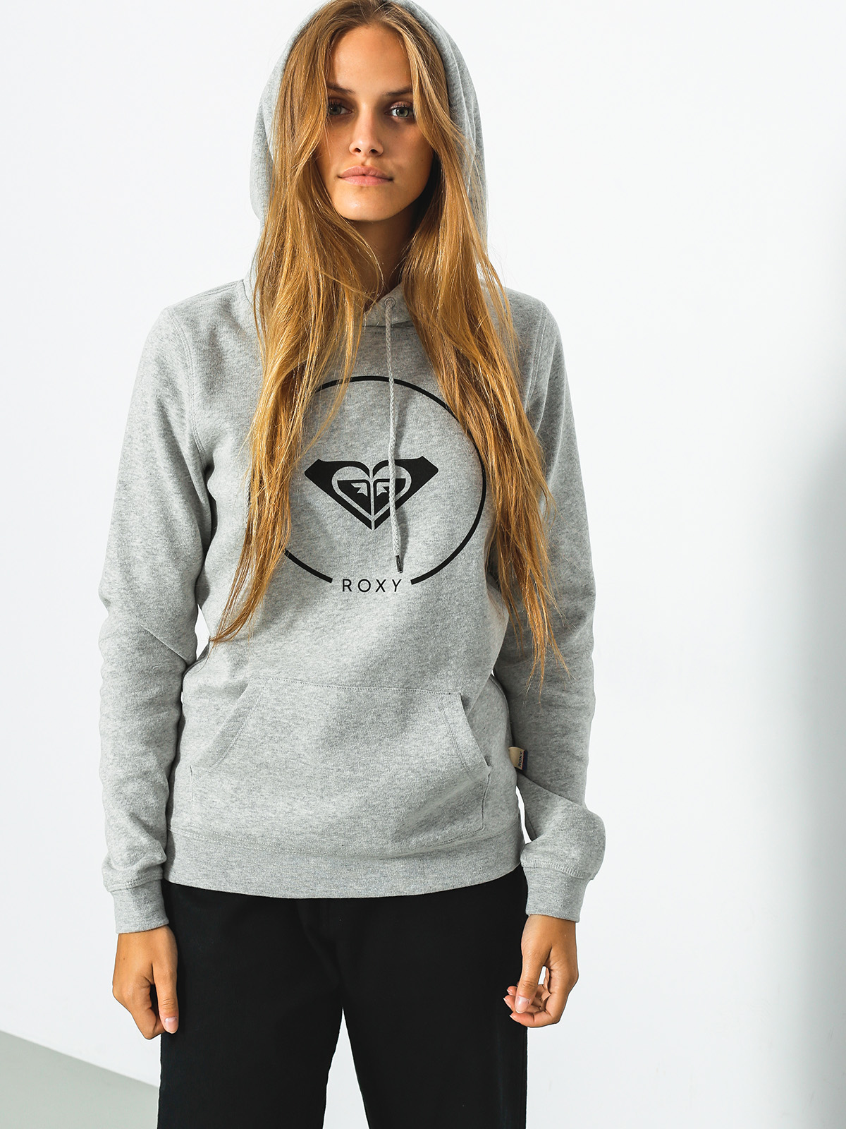 Mikina s kapucí Roxy After Surf HD Wmn (heritage heather)