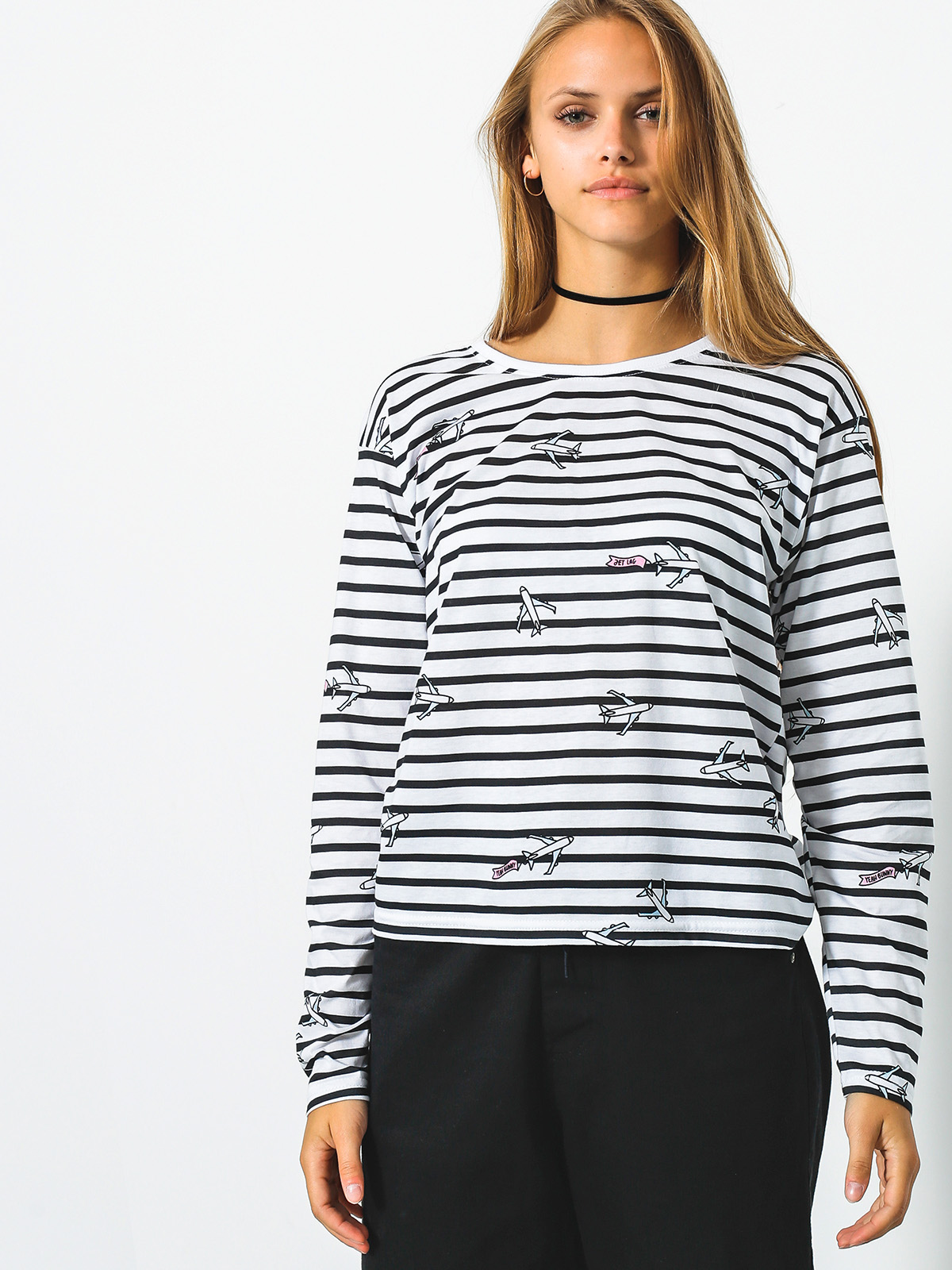 Triko Yeah Bunny Planes Wmn (white/black)