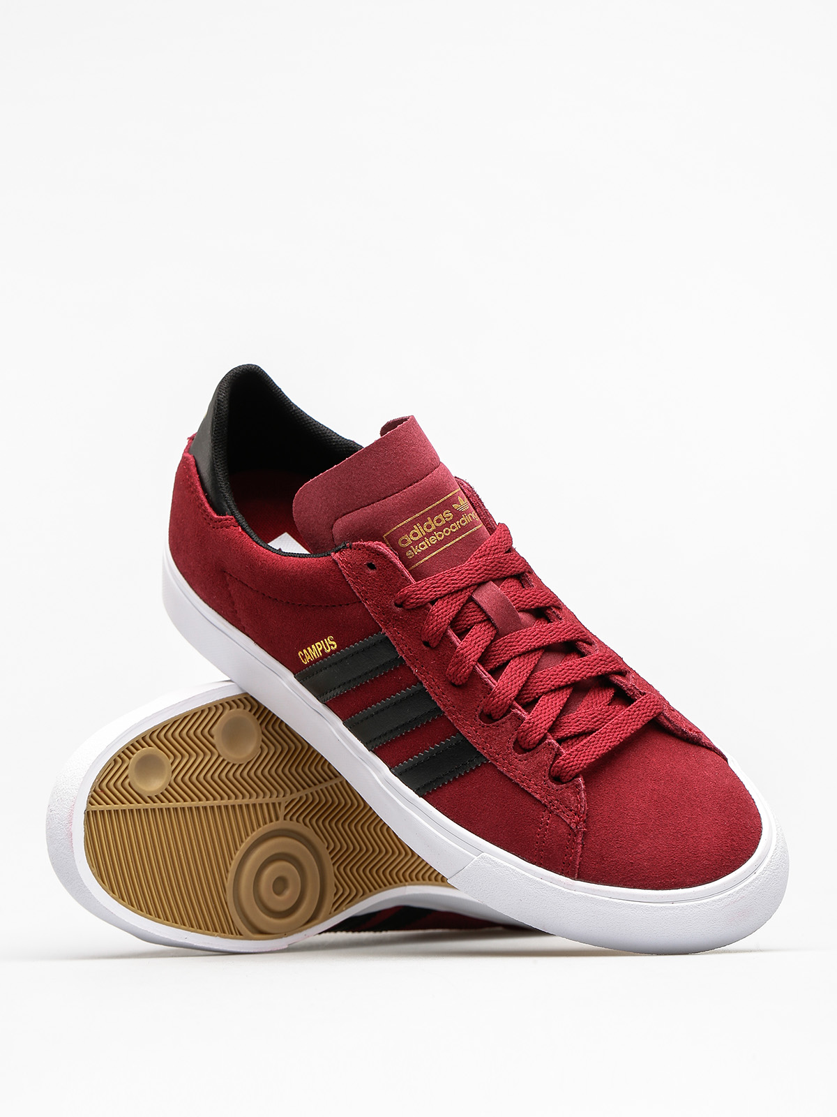 adidas Boty Campus Vulc II (collegiate burgundy/core black/ftwr white)