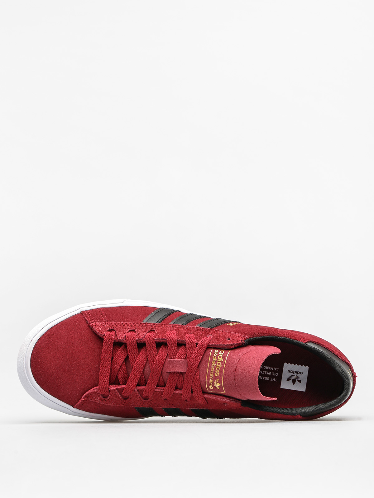 adidas Boty Campus Vulc II (collegiate burgundy/core black/ftwr white)
