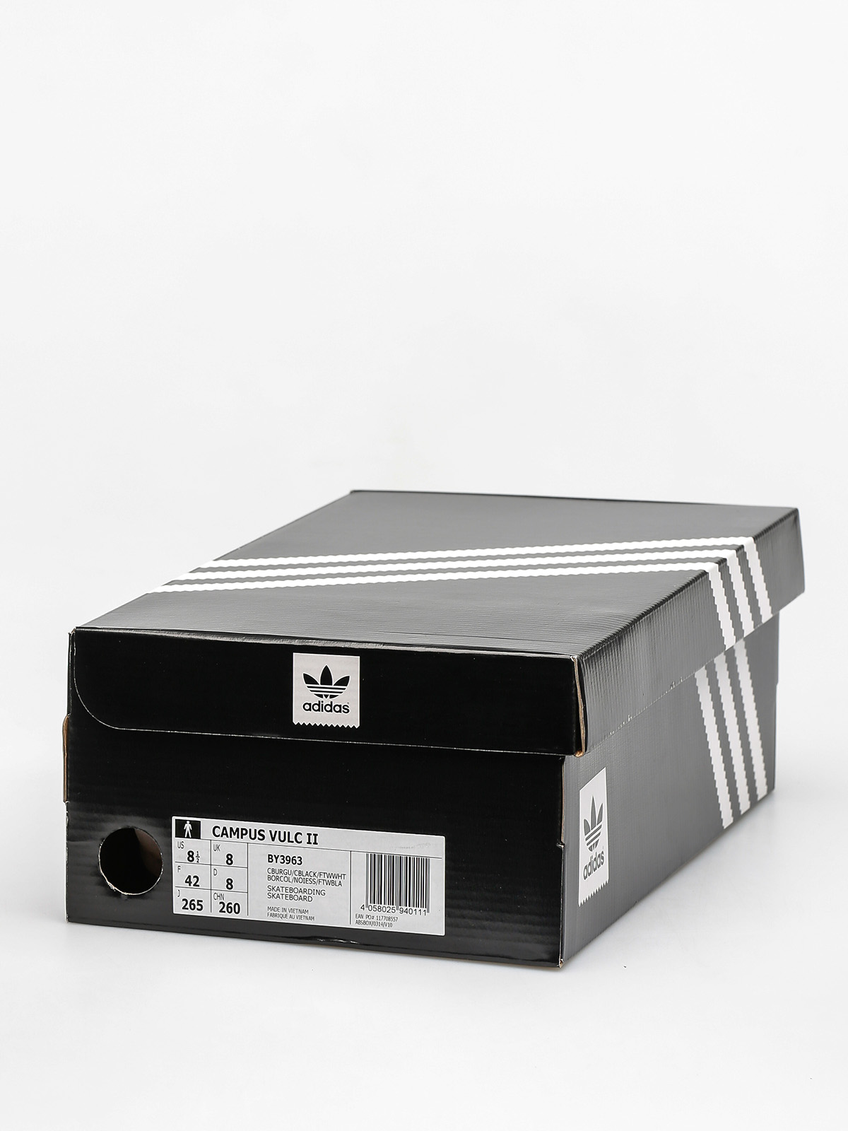 adidas Boty Campus Vulc II (collegiate burgundy/core black/ftwr white)