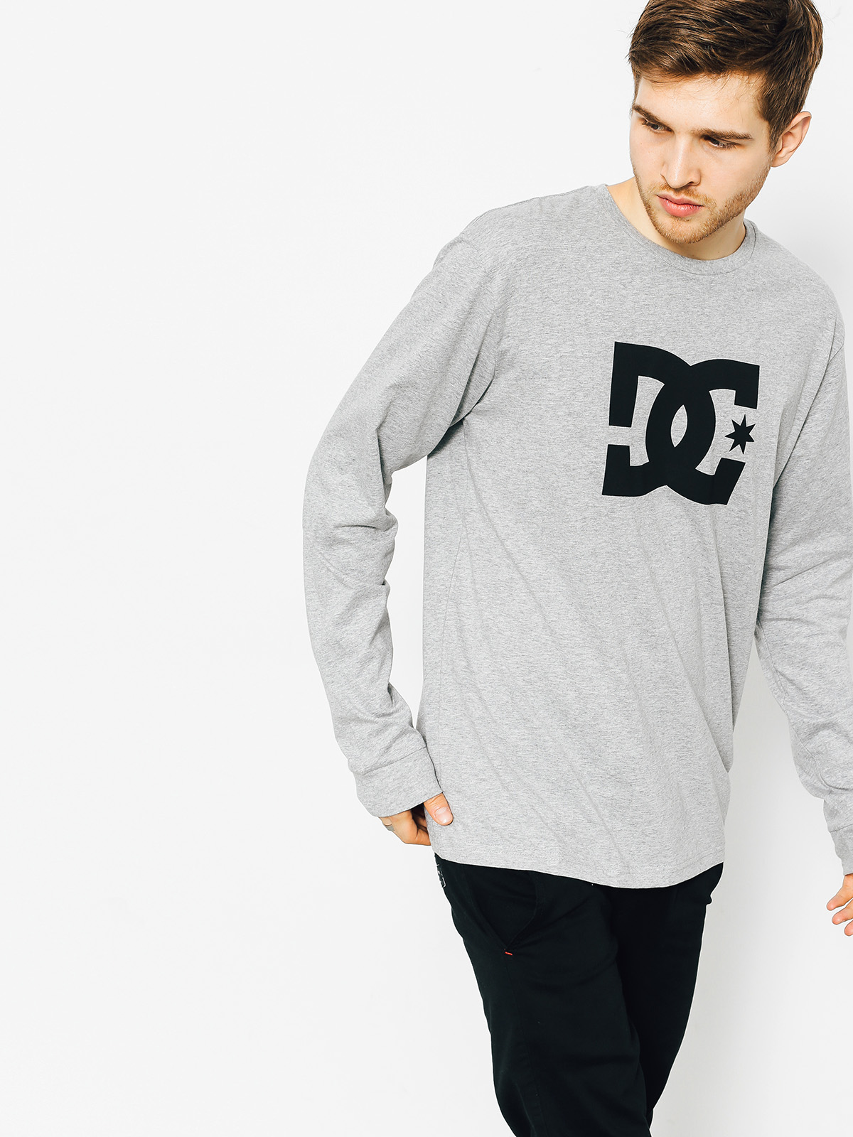 DC Triko Star (grey heather)