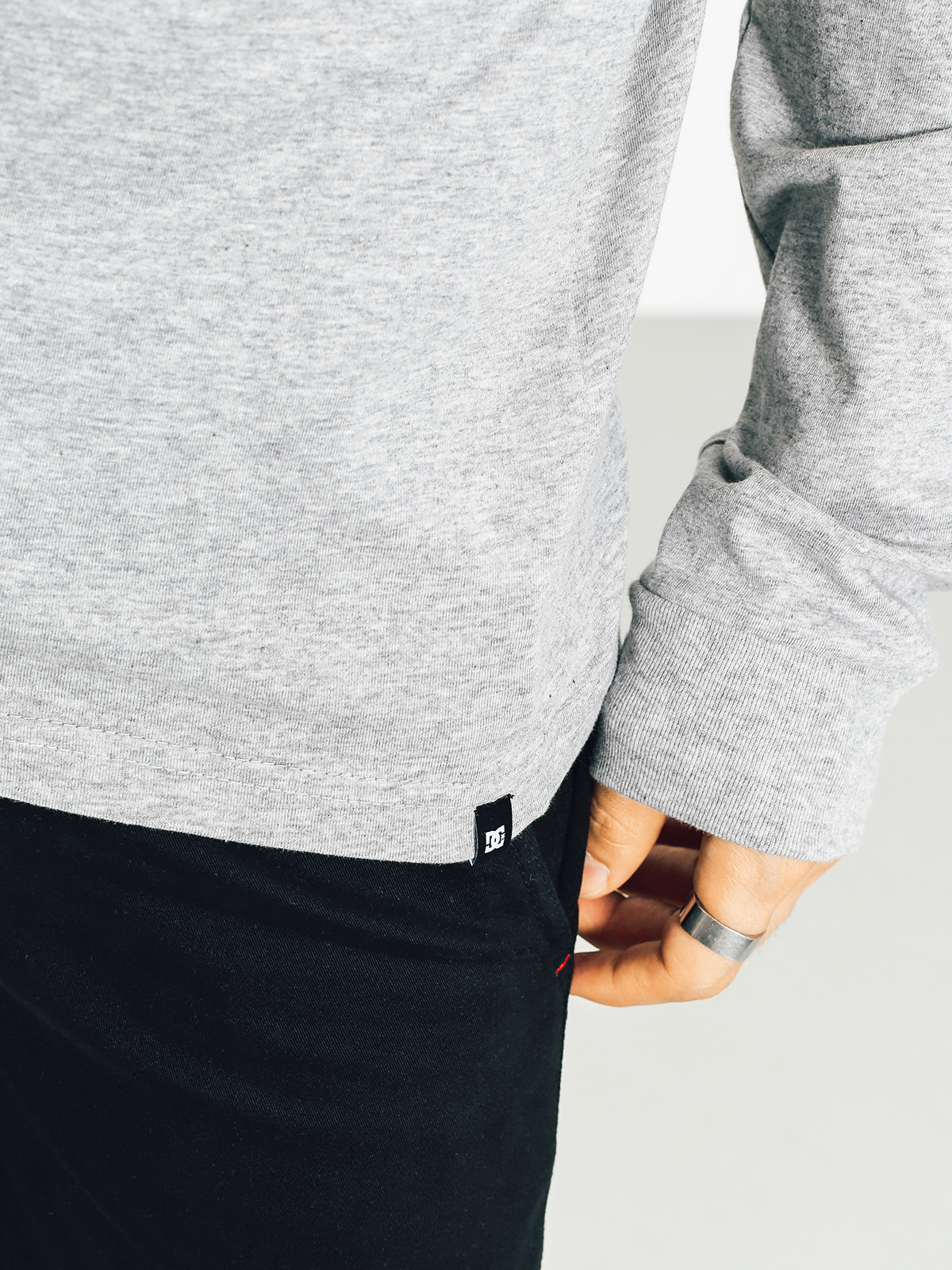 DC Triko Star (grey heather)