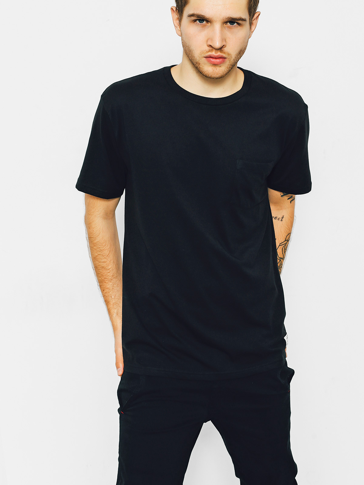 DC Tričko Basic Pocket 2 (black)