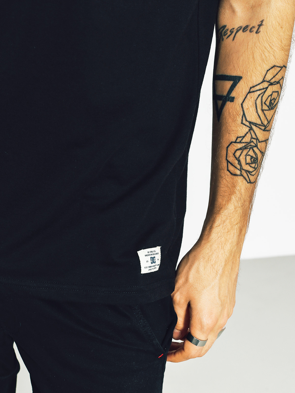 DC Tričko Basic Pocket 2 (black)