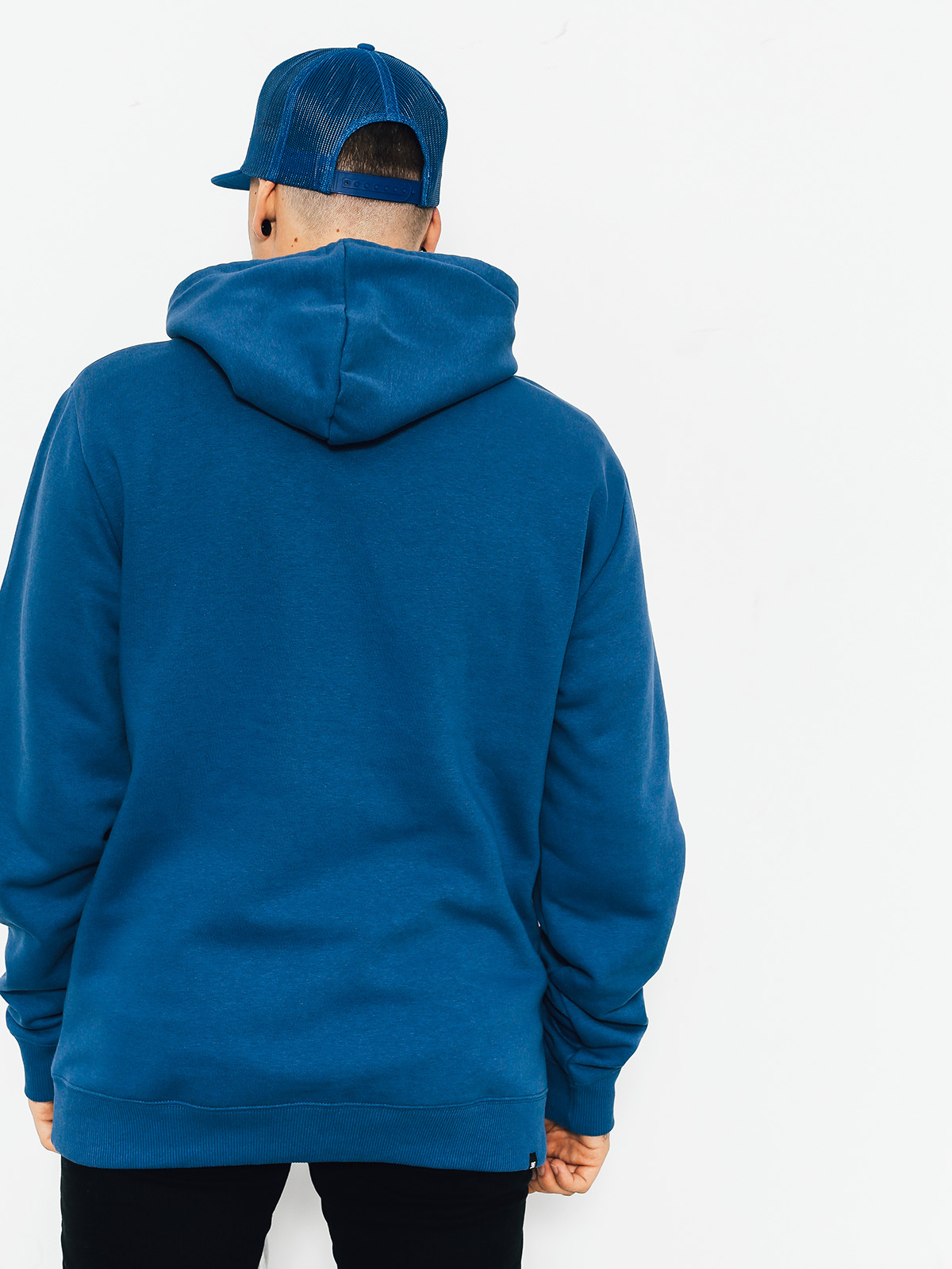 DC Mikina s kapucí Star HD (washed indigo)