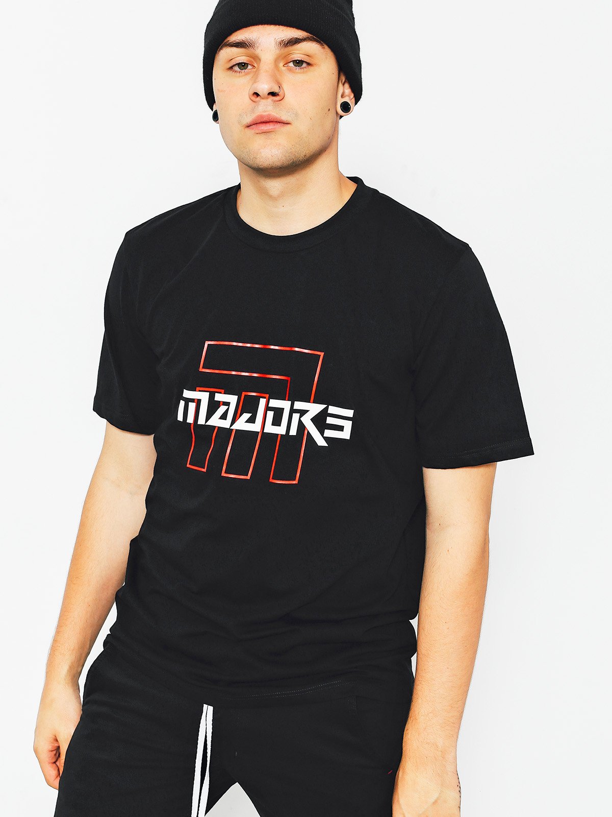 Majors Tričko Ultra Red (black)