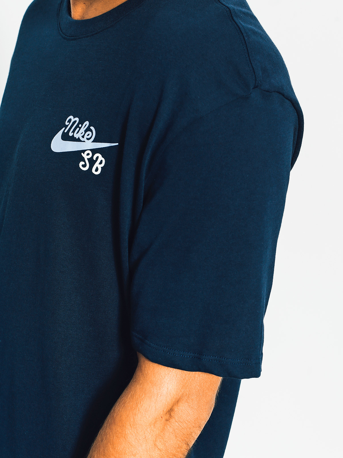 Nike SB Tričko Nk Sb Dry Dfc Whale (obsidian/hydrogen blue)