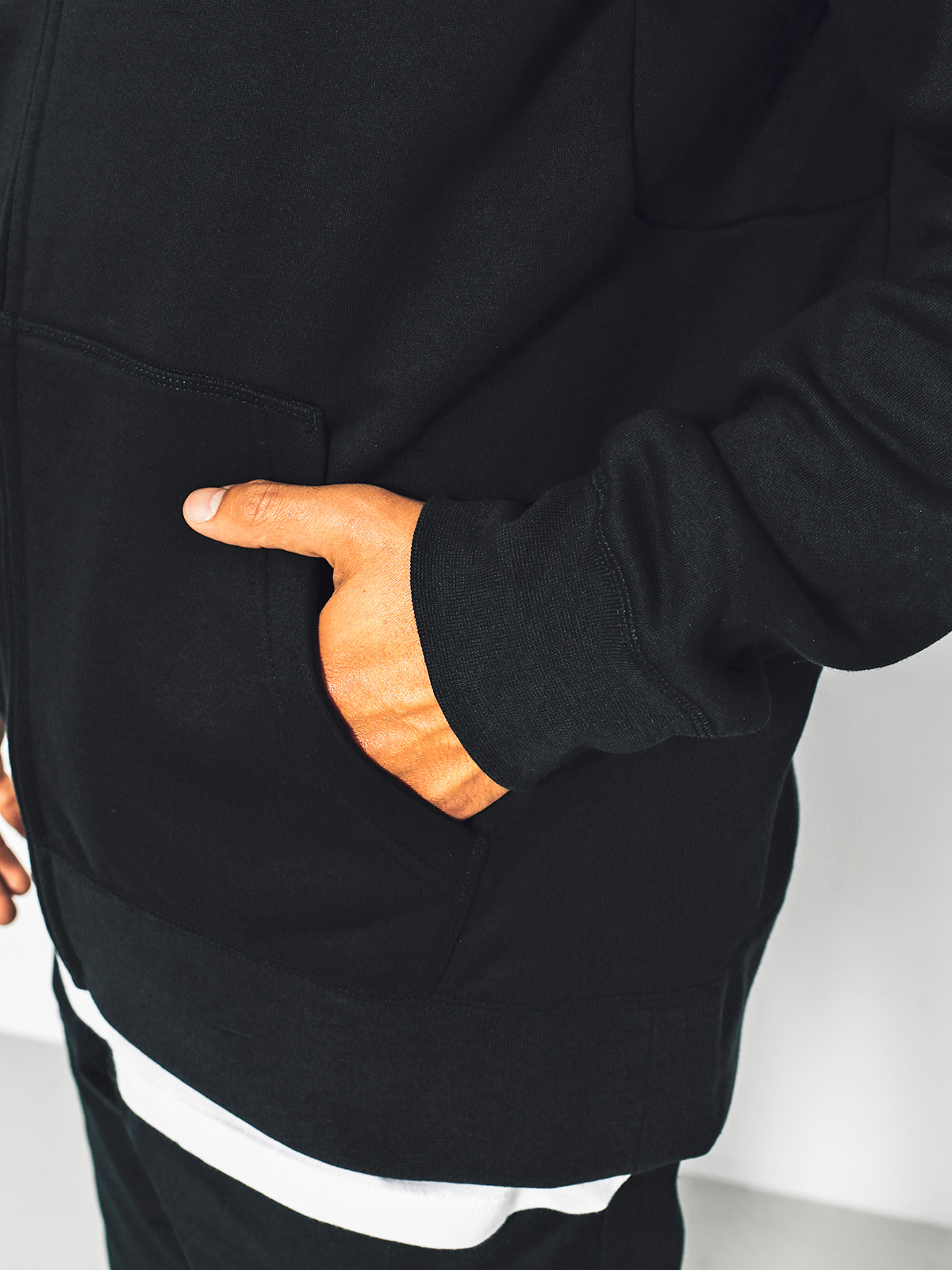 Nike SB Mikina s kapucí Sb Icon ZHD (black/white)