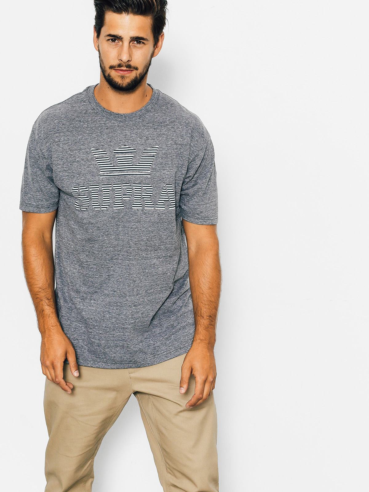 Supra Tričko Above Reg (gry htr/multi)