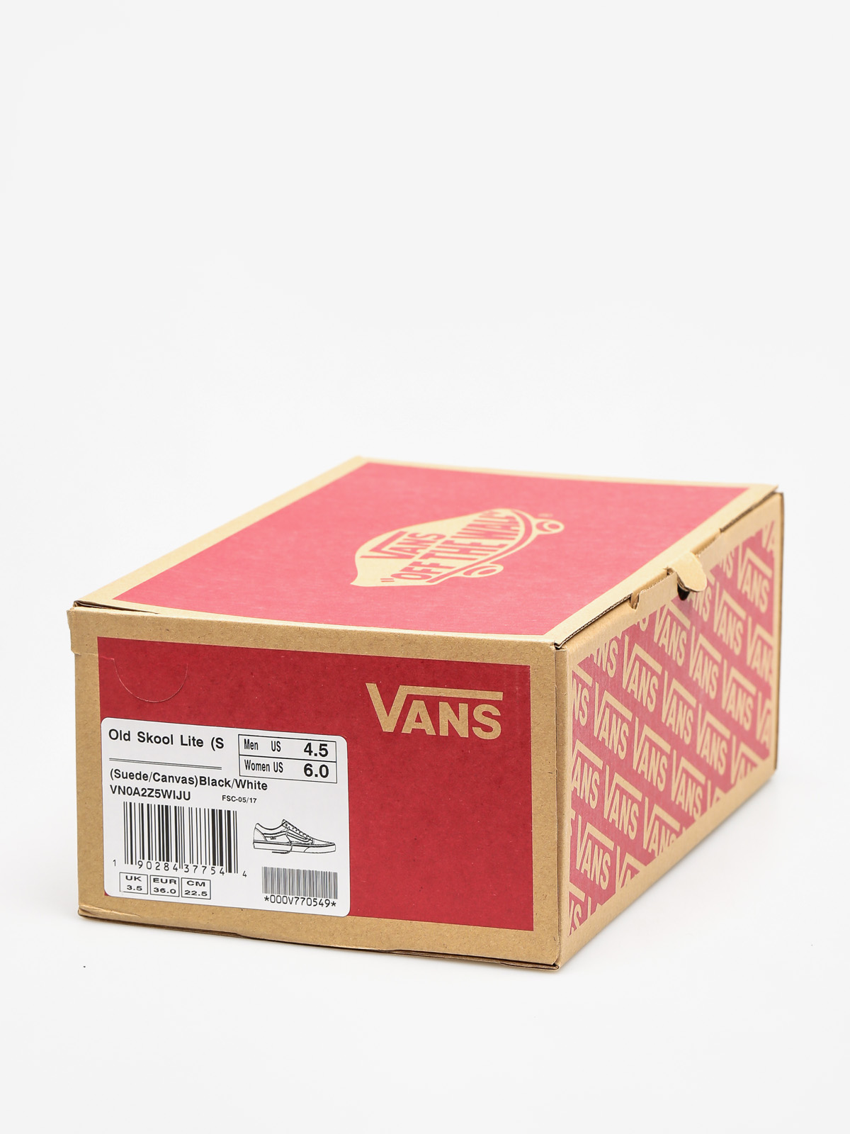 Boty Vans Old Skool Lite (suede canvas/black/white)