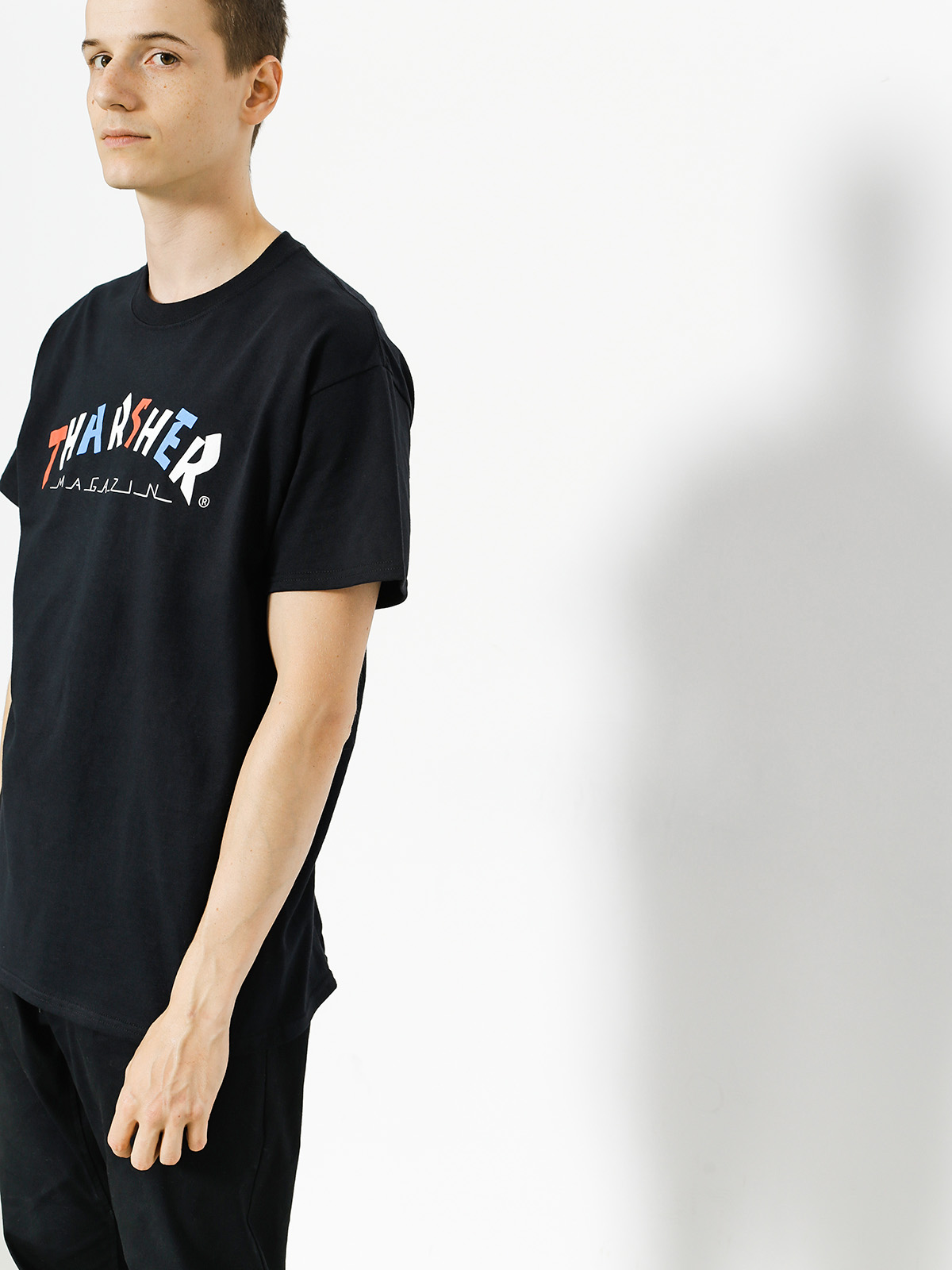 Tričko Thrasher Knock Off (black)