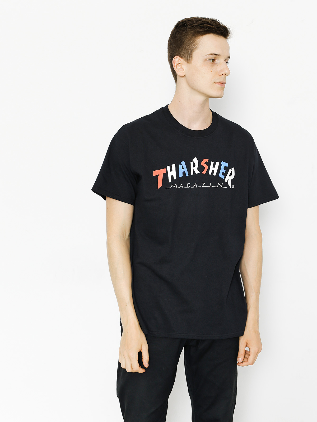 Tričko Thrasher Knock Off (black)