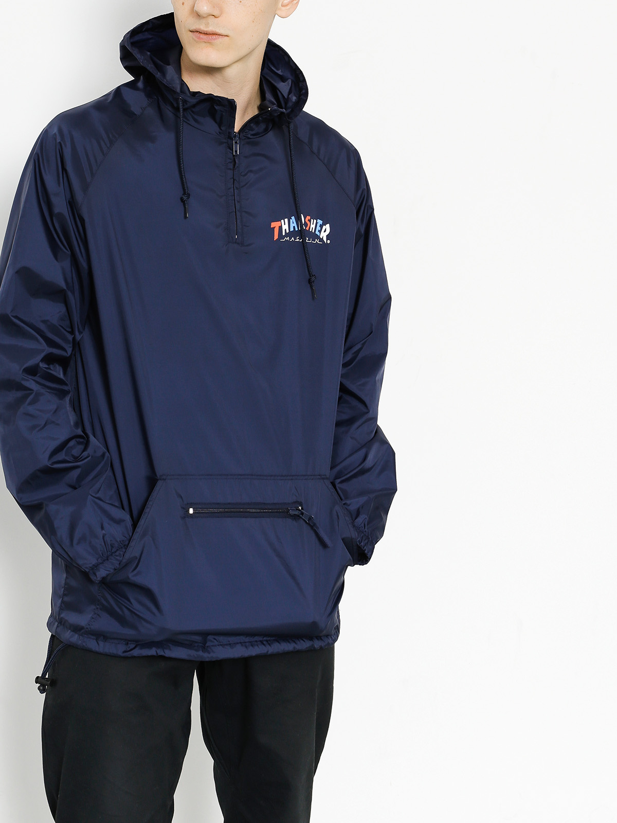 Bunda Thrasher Knock Off Anorak (navy)