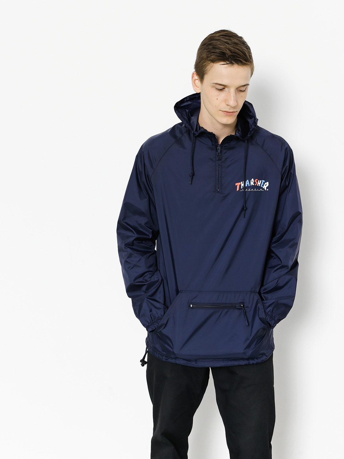 Bunda Thrasher Knock Off Anorak (navy)
