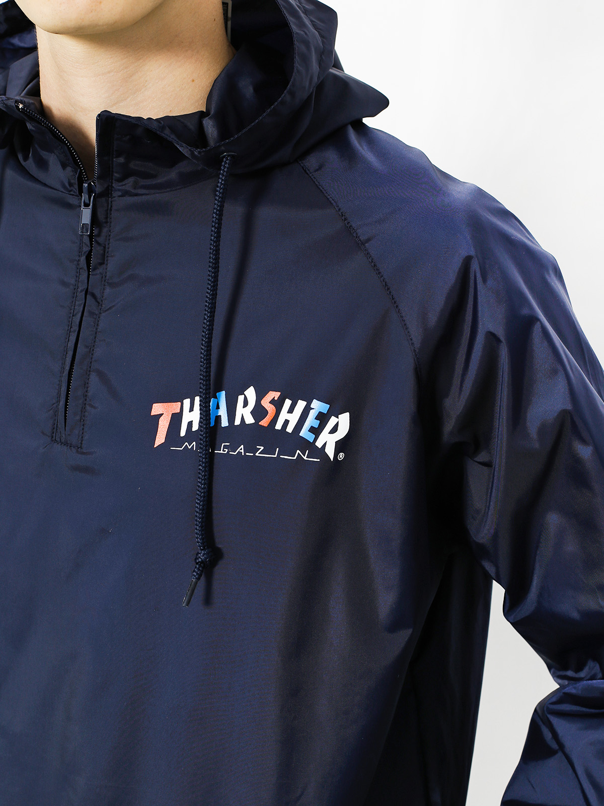 Bunda Thrasher Knock Off Anorak (navy)