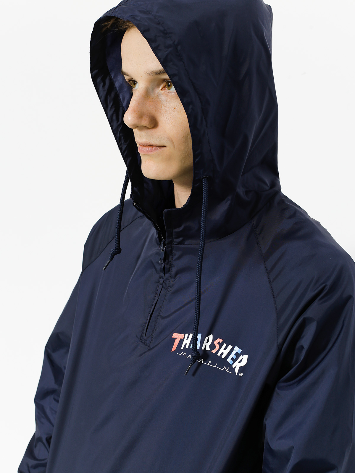 Bunda Thrasher Knock Off Anorak (navy)