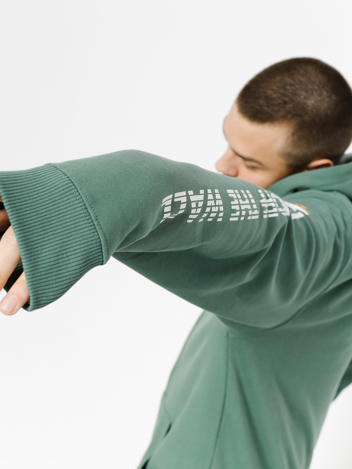 Mikina Vans Peaks Camp Zip (dark/forest)