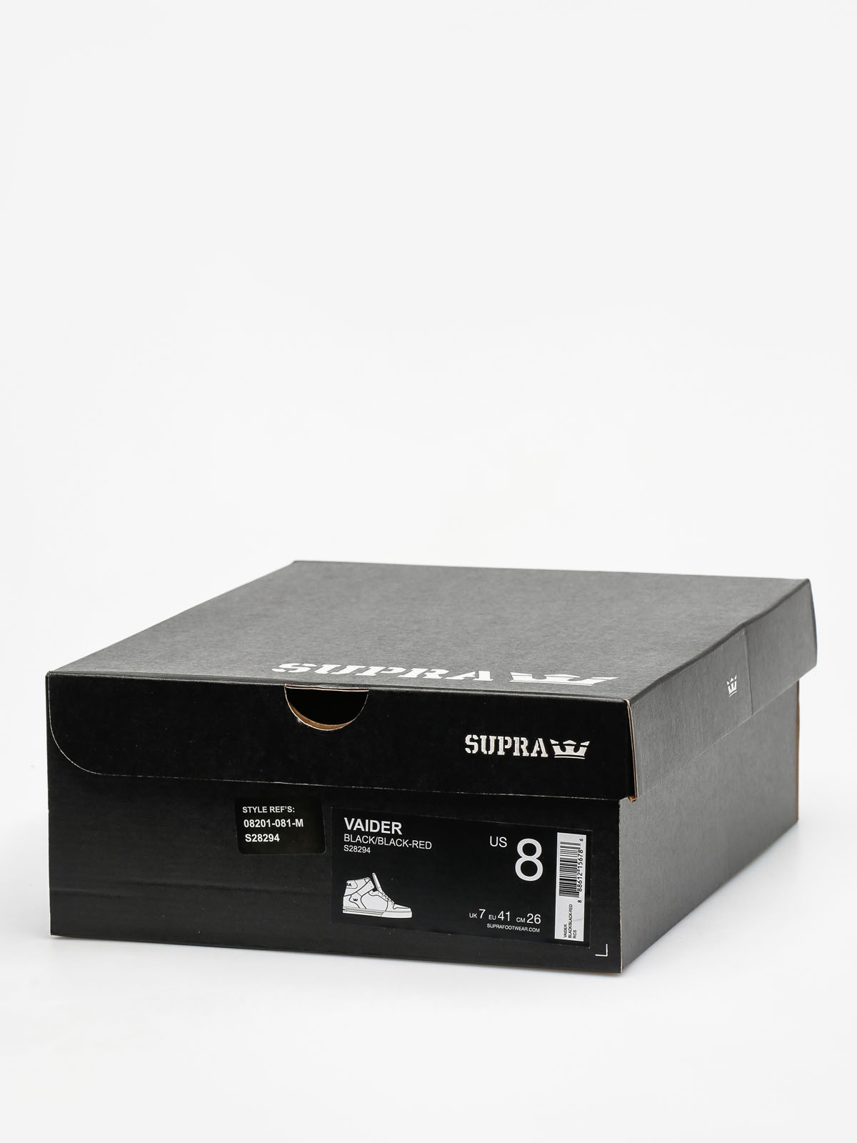 Supra Boty Vaider (black/black red)