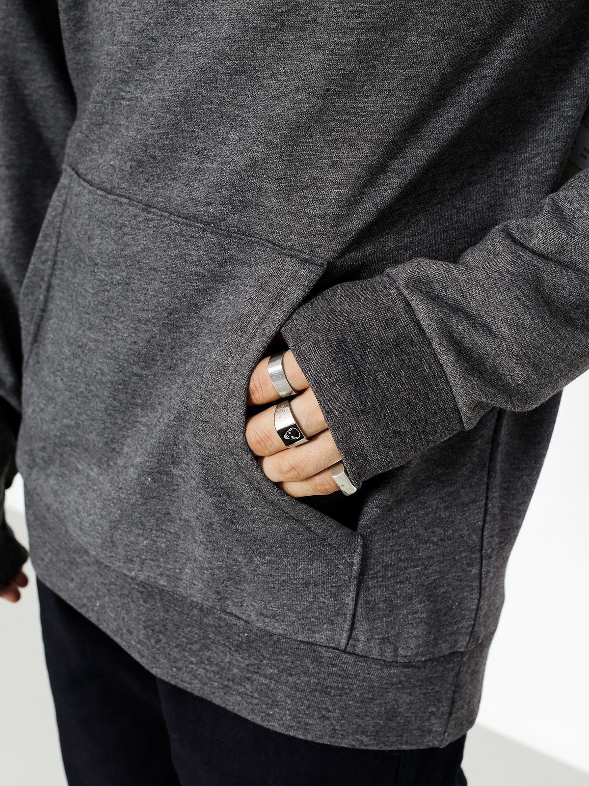 Mikina s kapucí Element Cornell HD (charcoal heather)