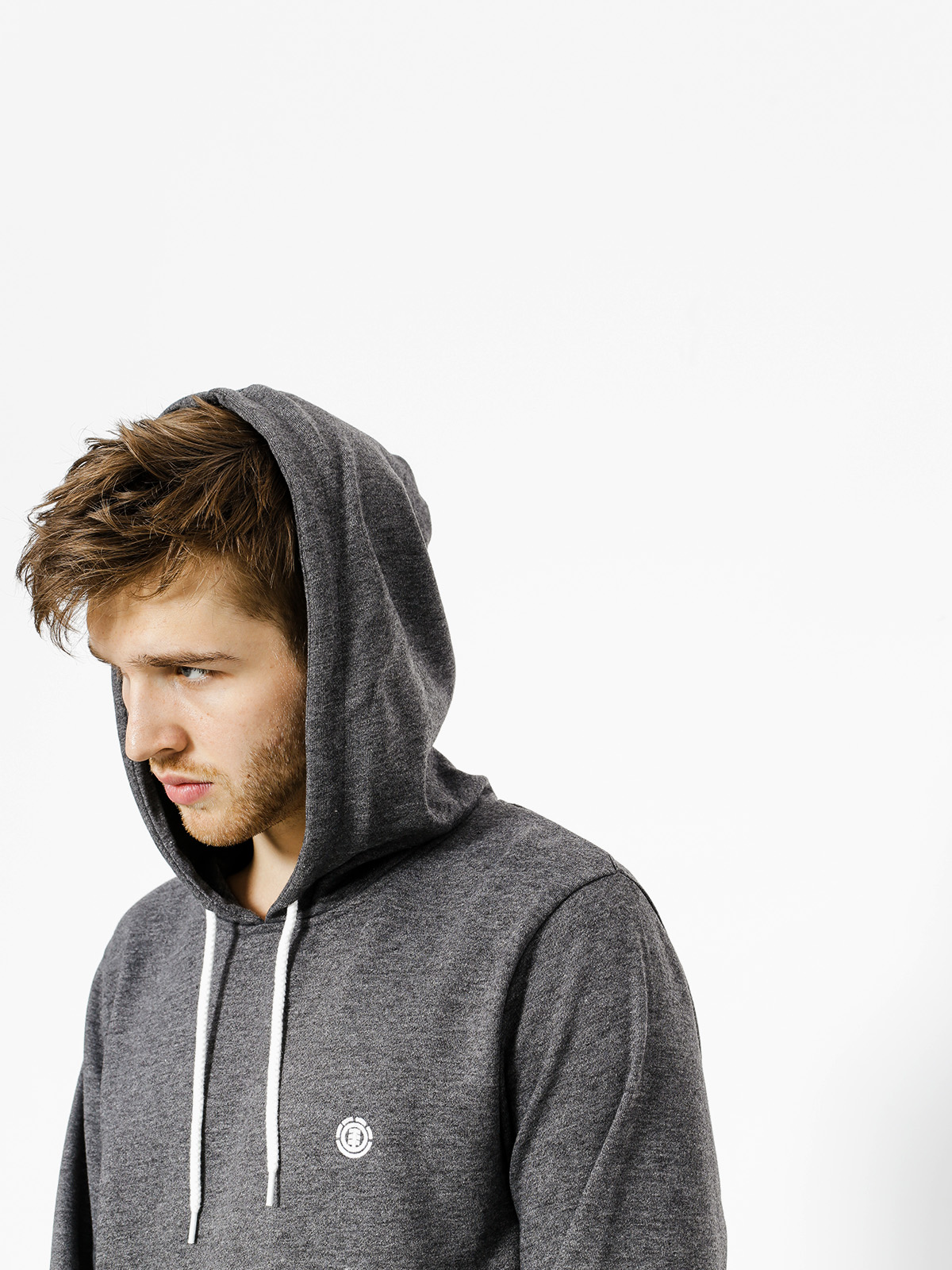 Mikina s kapucí Element Cornell HD (charcoal heather)