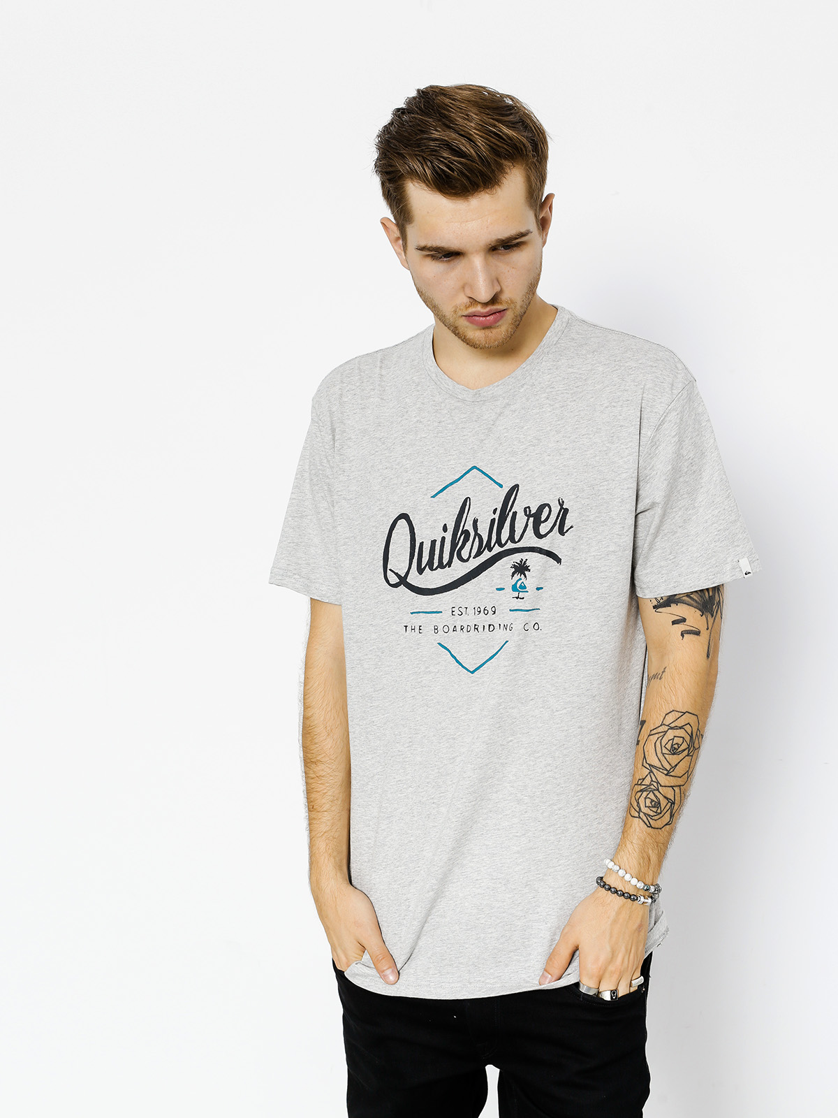 Tričko Quiksilver Classic Sea Tales (athletic heather)