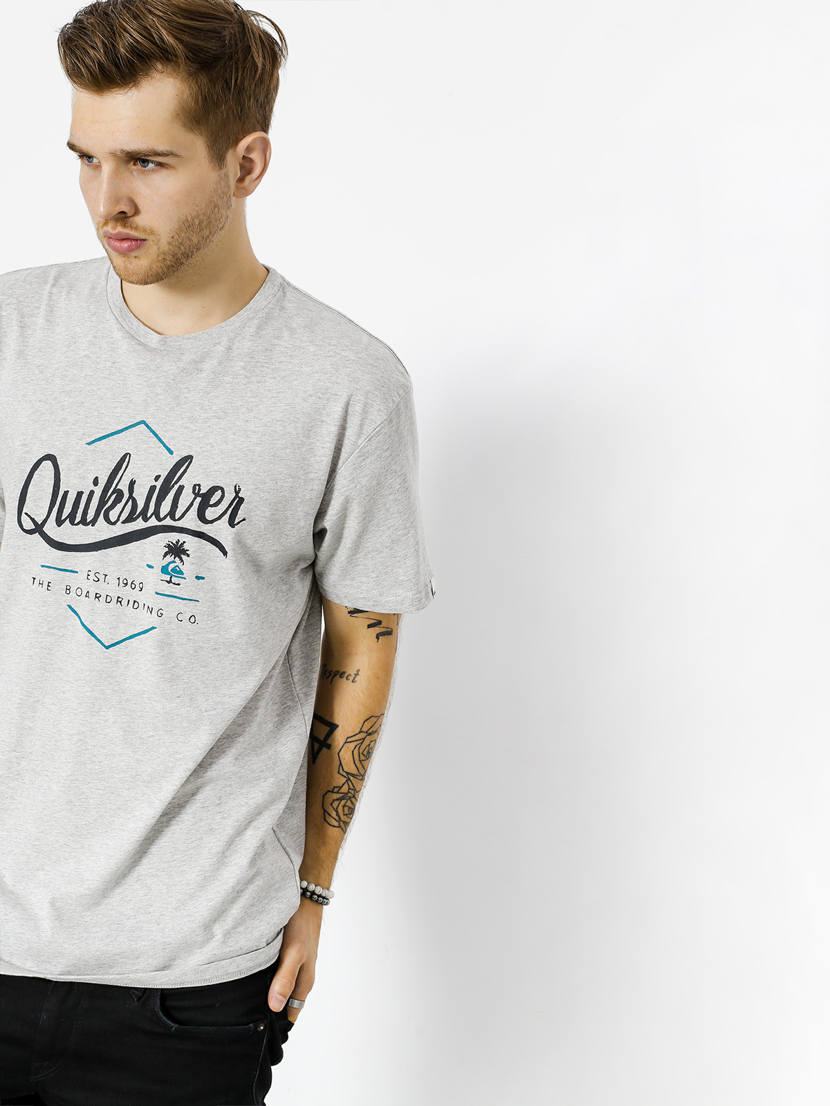 Tričko Quiksilver Classic Sea Tales (athletic heather)