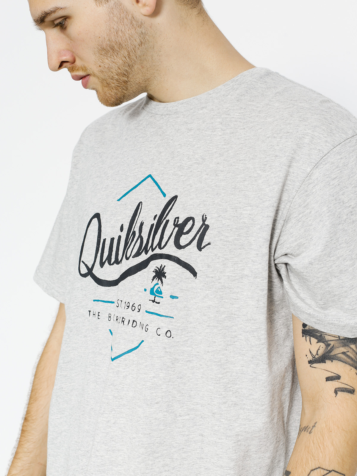 Tričko Quiksilver Classic Sea Tales (athletic heather)