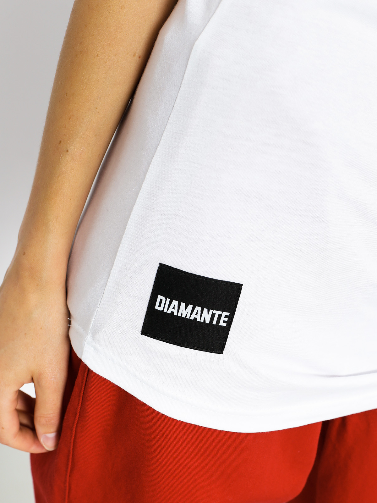 Diamante Wear Tričko Paint Red Wmn (white)