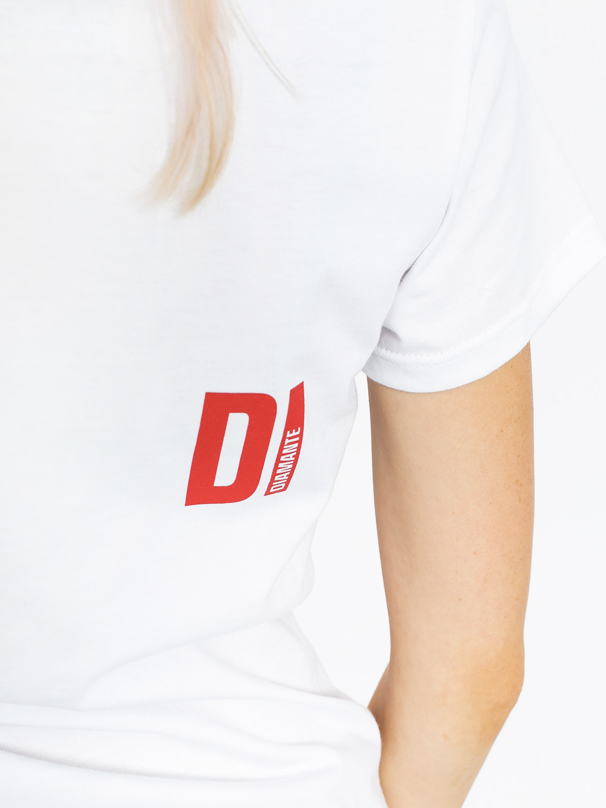 Diamante Wear Tričko Paint Red Wmn (white)