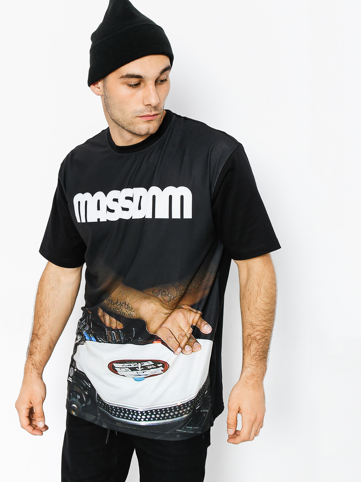 Tričko MassDnm DJ (black)