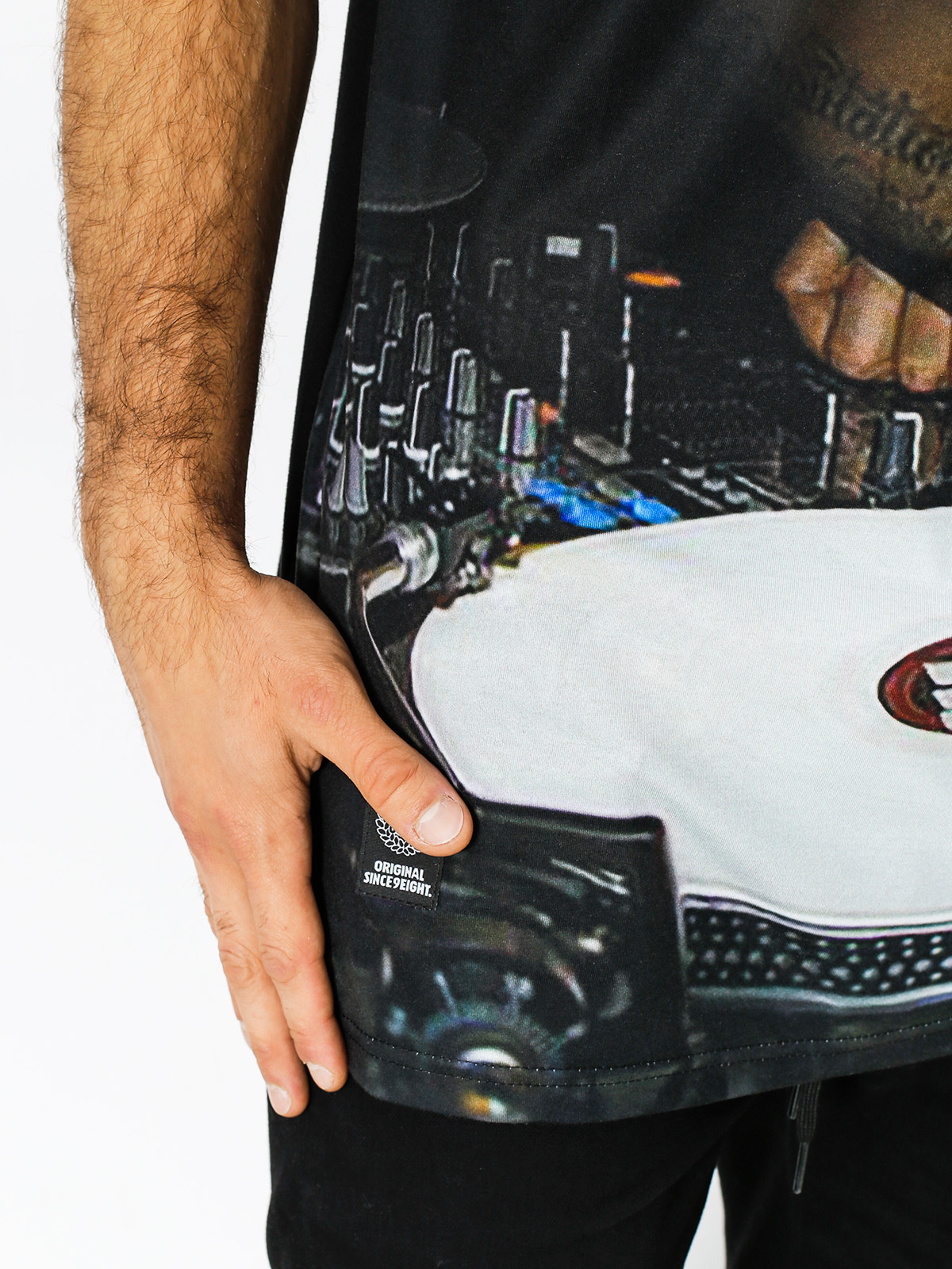 Tričko MassDnm DJ (black)