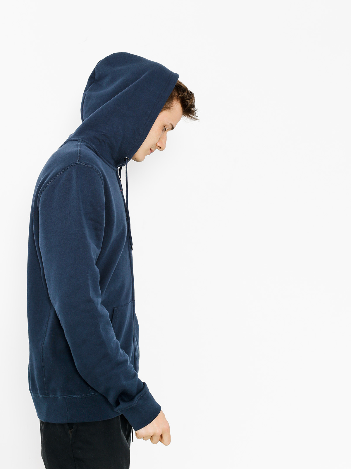 Mikina s kapucí Brixton Bering ZHD (navy)