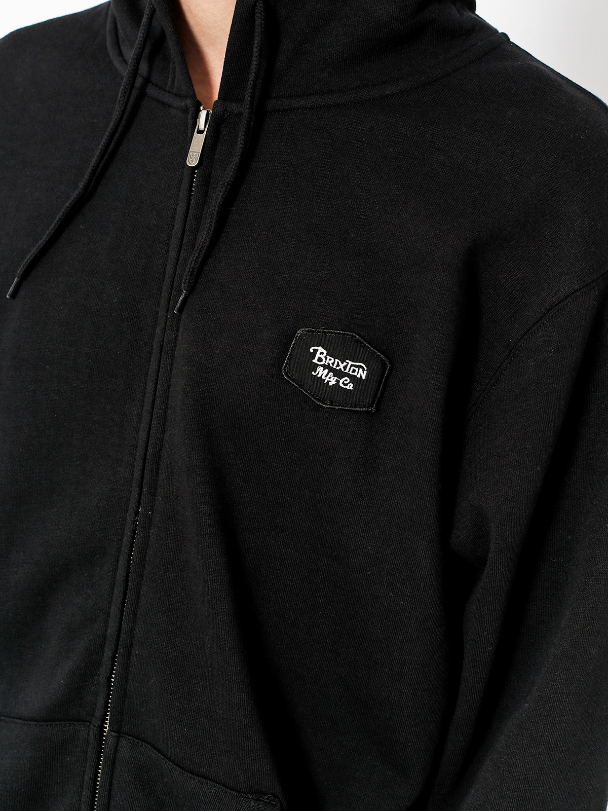 Mikina s kapucí Brixton Trig ZHD (black)