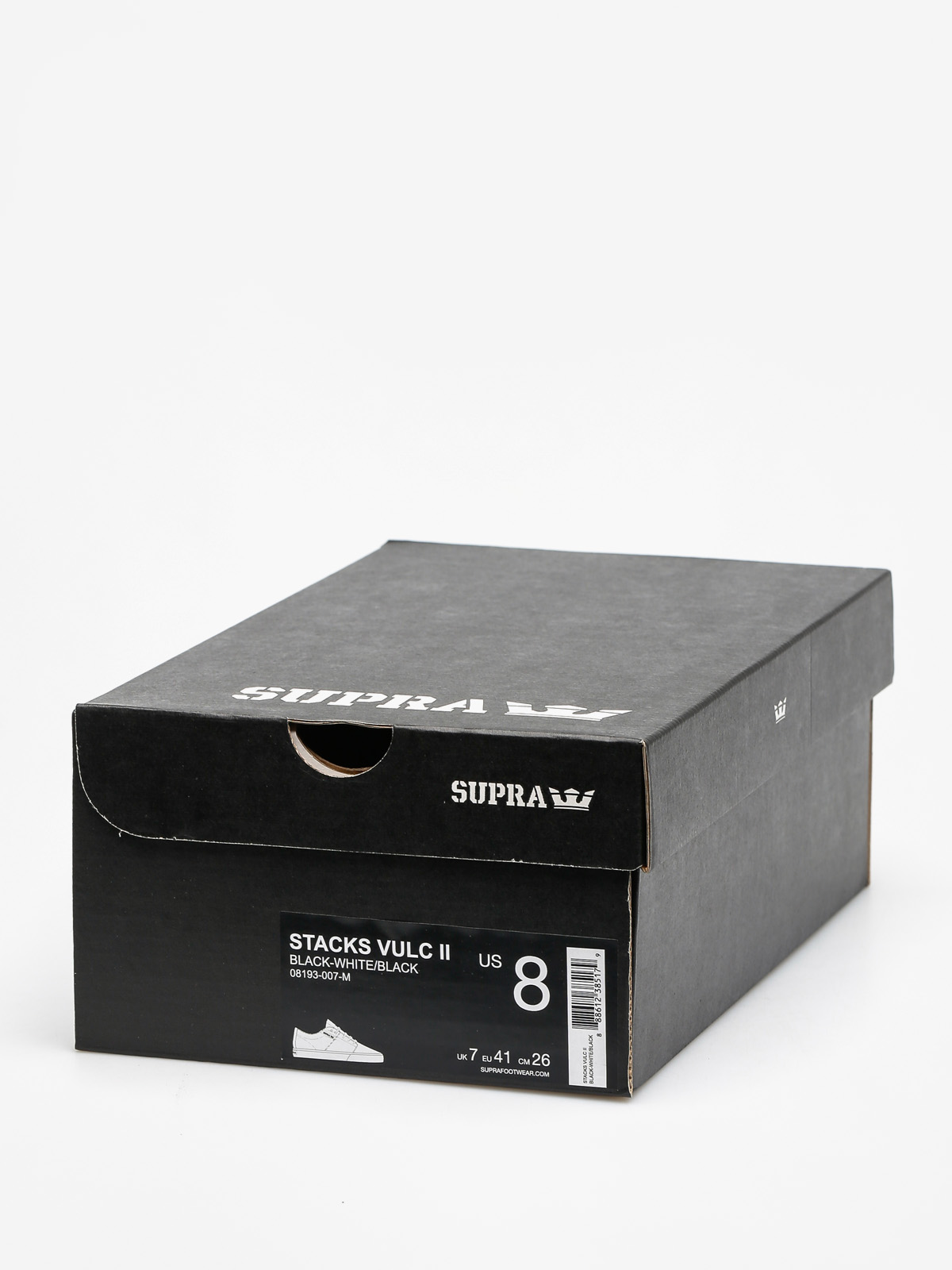 Supra Boty Stacks II Vulc (black white/black)