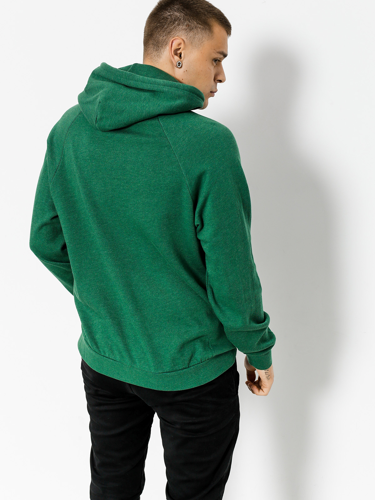 Brixton Mikina s kapucí Concord HD (heather forest)