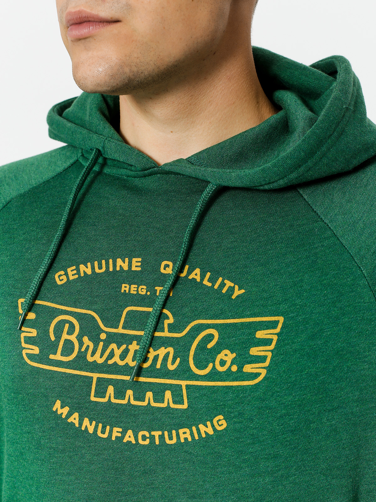 Brixton Mikina s kapucí Concord HD (heather forest)