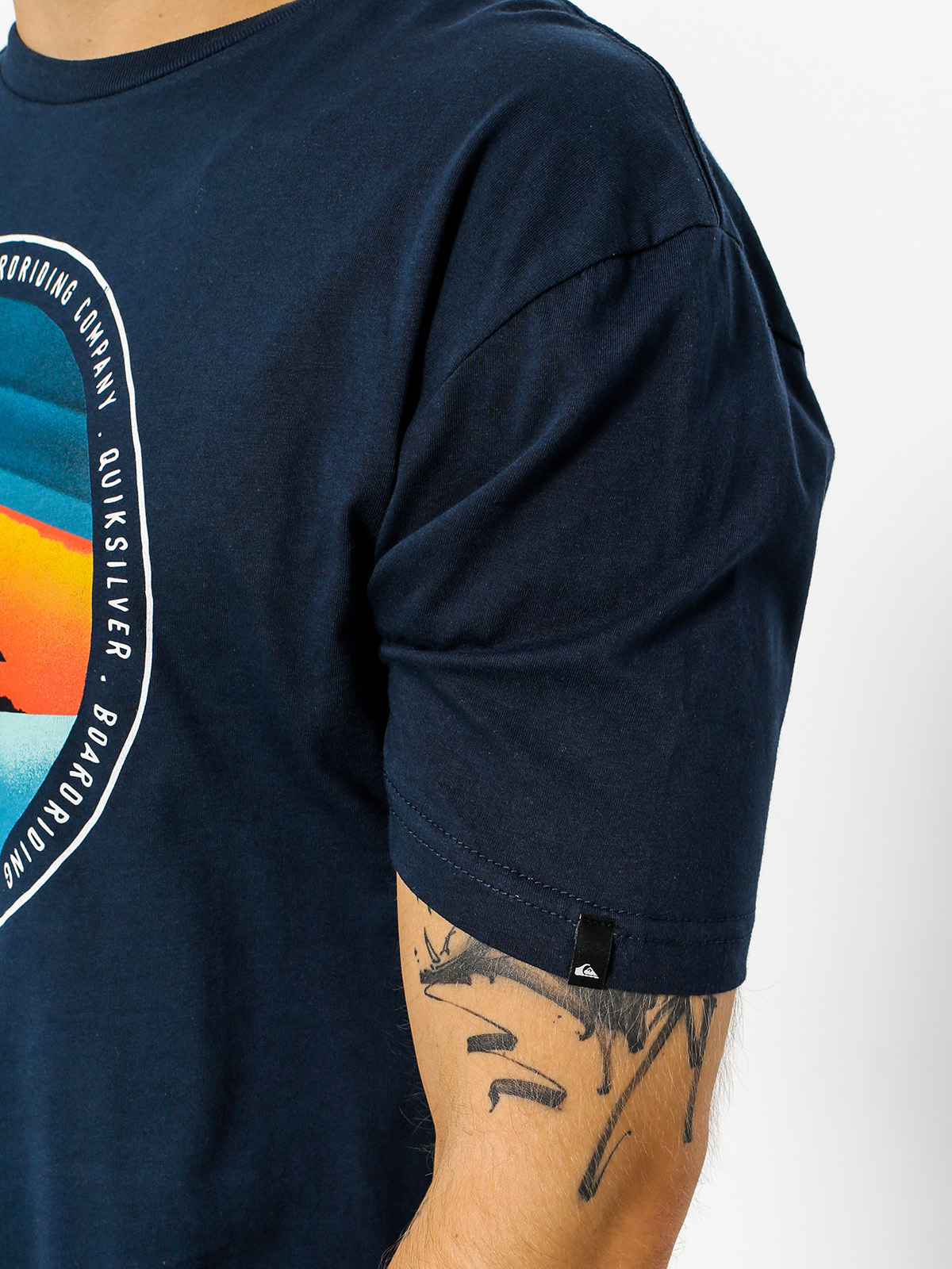 Tričko Quiksilver Classic Last Tree (navy blazer)