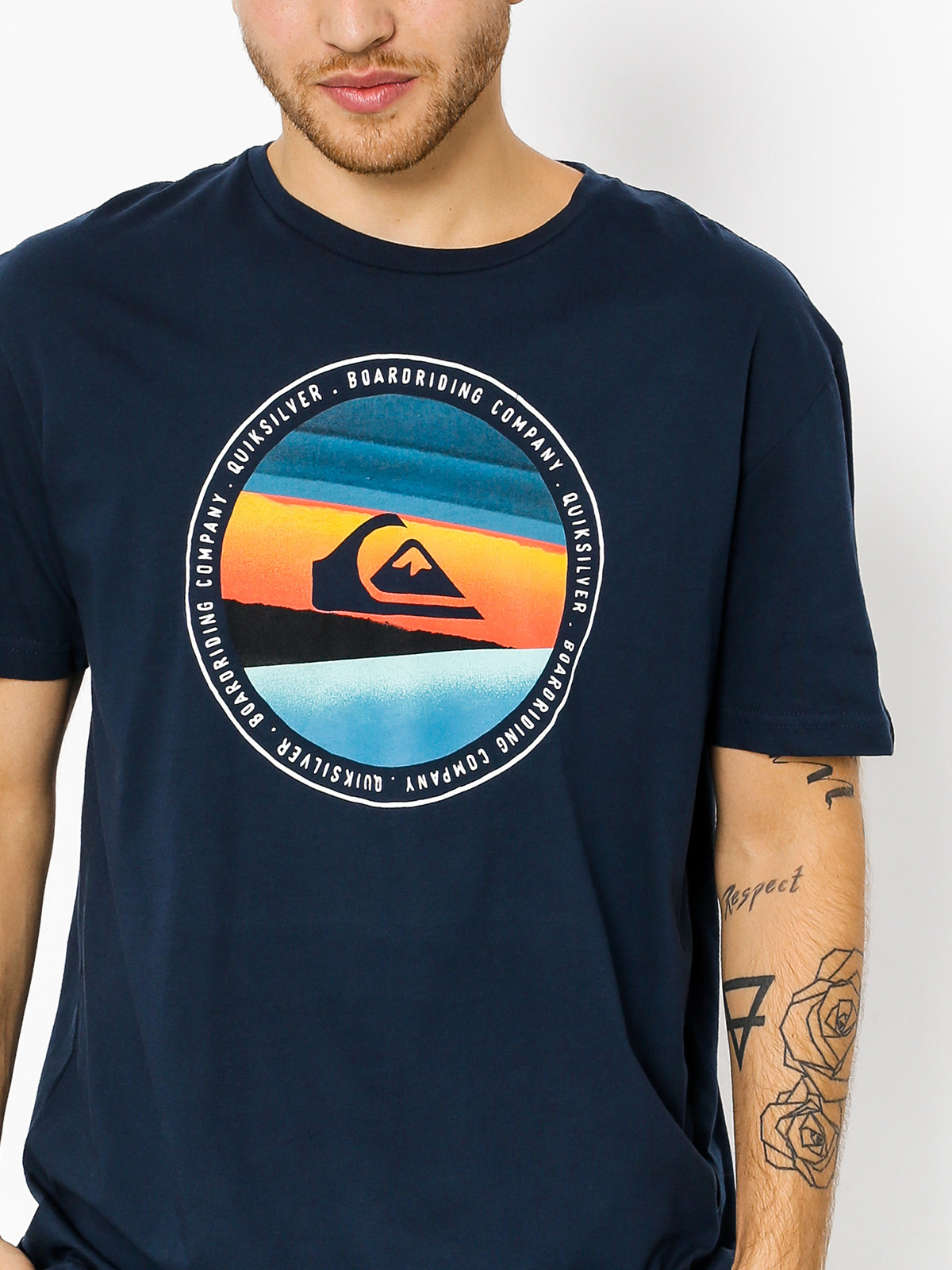 Tričko Quiksilver Classic Last Tree (navy blazer)