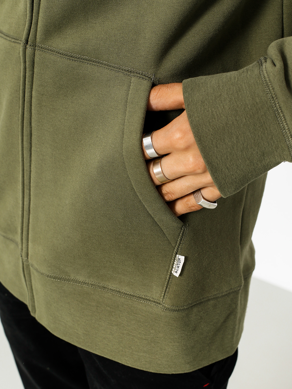 Mikina s kapucí Burton Underhill ZHD (dusty olive)