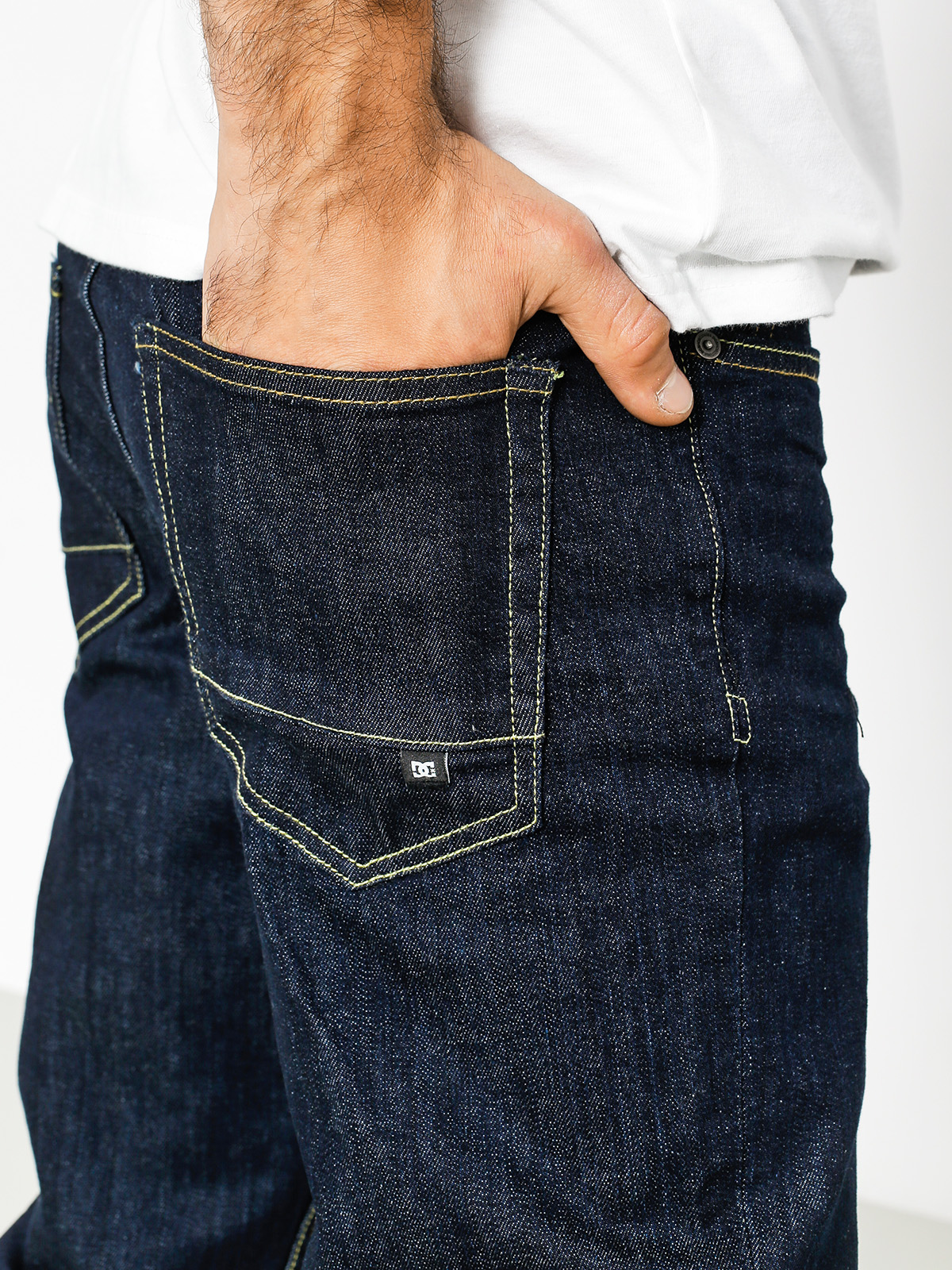 Kalhoty DC Worker Straight (indigo rinse)